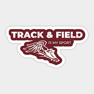 track and field Sticker